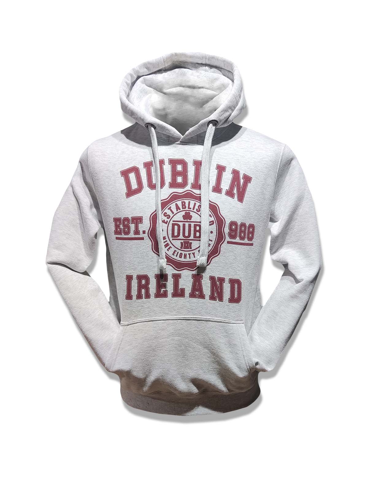 Dublin Irl Stamp Est. 988 Unisex Hoodie - Image 4