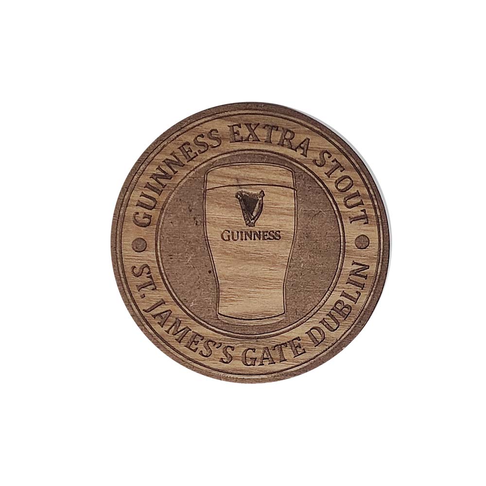 Guinness Wooden Coaster (4 Options) - Image 3