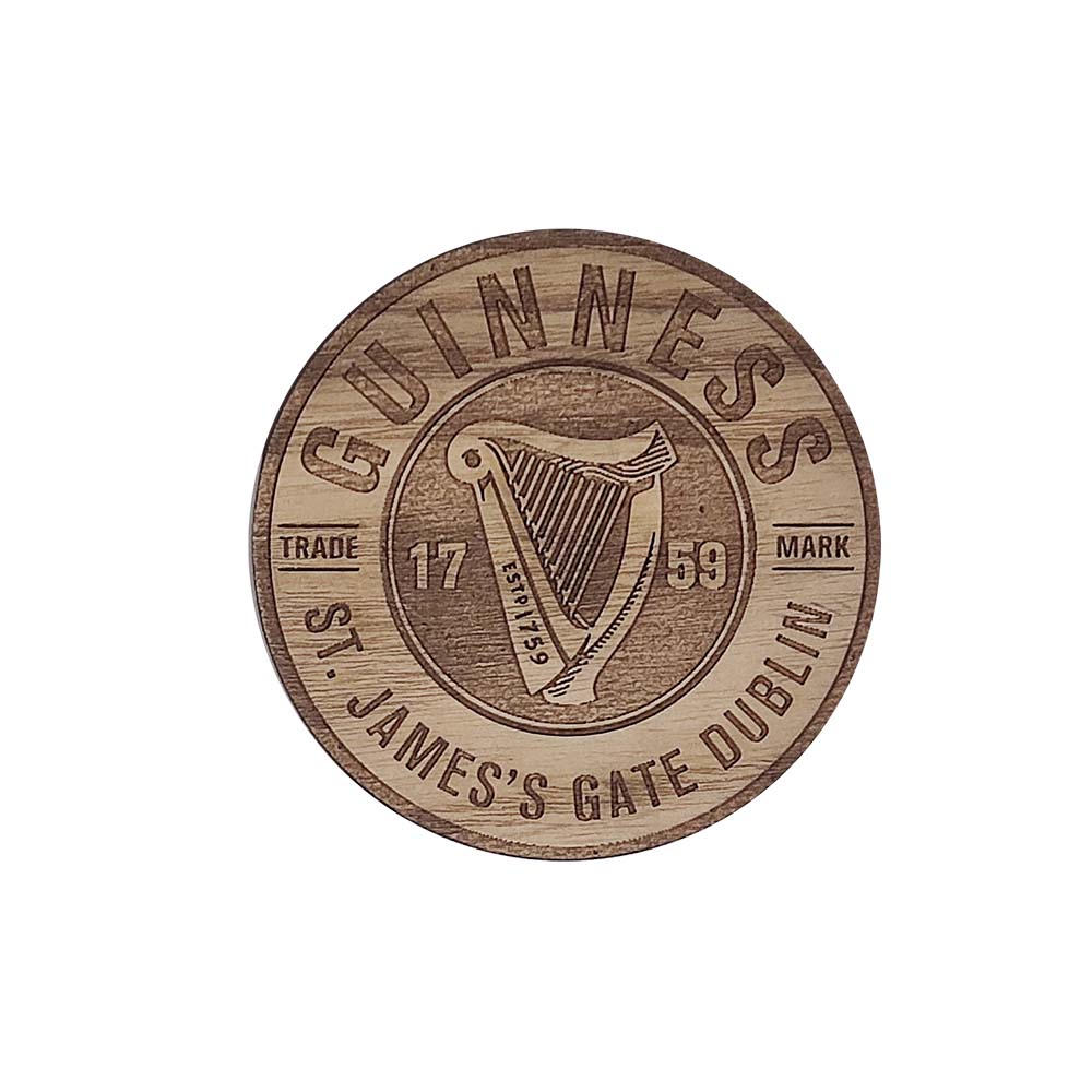 Guinness Wooden Coaster (4 Options) - Image 4