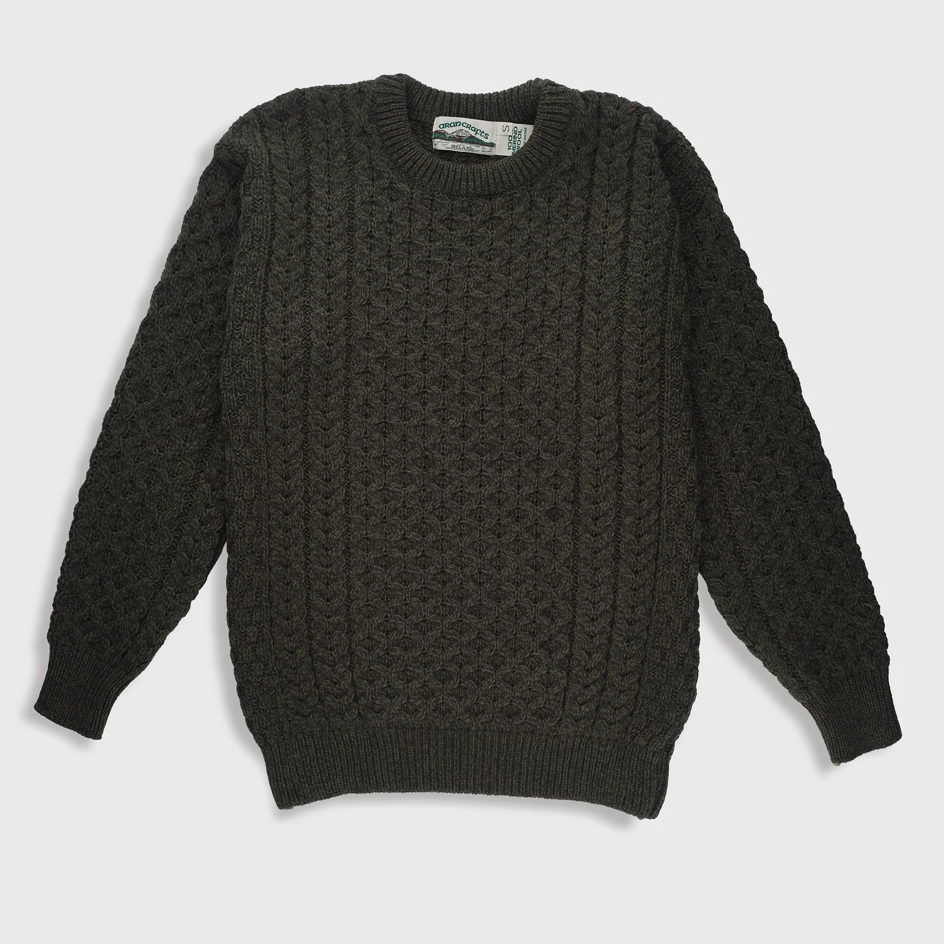 Aran Cable Knit Crew Neck - Image 3